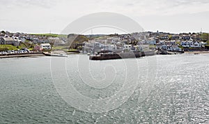 Cemaes Bay harbour and town in Anglesey