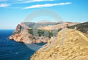 Cembalo fortress in Balaklava photo