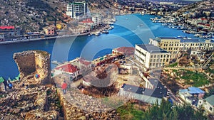 View of Balaklava from the Genoese fortress photo