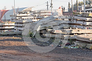 Cement artifacts for viaduct construction 003