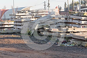 Cement artifacts for viaduct construction 04