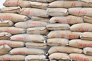 Cement bags