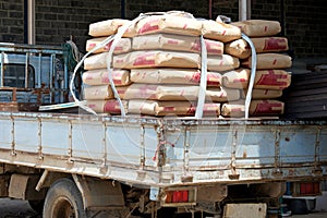 Cement bags transportation