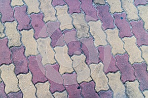 Cement brick floor