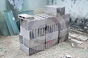 Cement bricks for building