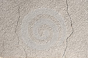 Cement crack on the wall surface. Cement texture for background.