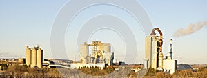 Cement factories panorama