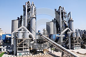 Cement factory overall view photo