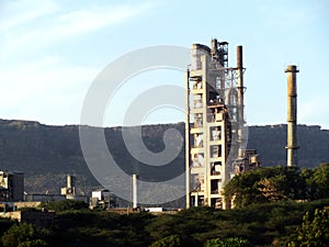 Cement factory plant