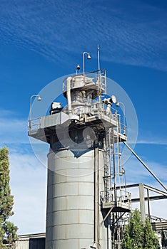 Cement factory view