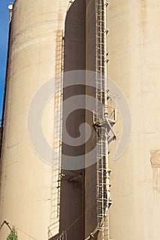 Cement factory view