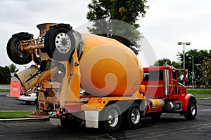 Cement mix truck