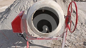 Cement mixer removable
