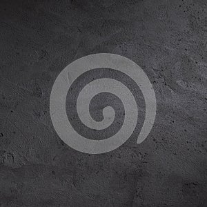 Cement mortar black wall, concrete texture