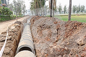 Cement pipeline