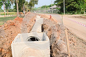 Cement pipeline