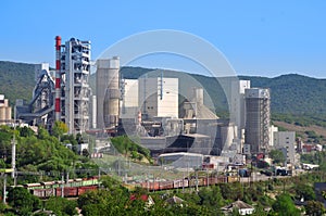 Cement plant in Novorossiysk. Russia