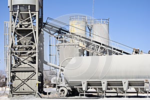 Cement Plant in rural Abilene, Texas photo