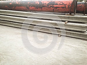 cement Poles and Metal pipe