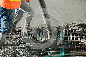 Cement pour work