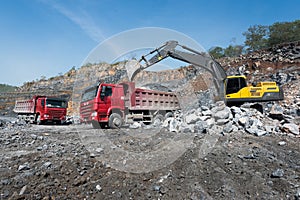 Cement quarry photo