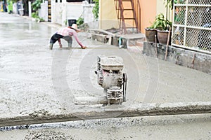 Cement road building series