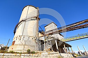 Cement transshipment facility photo