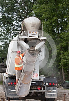 Cement TRuck and Its Operator