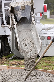 Cement Truck Pour