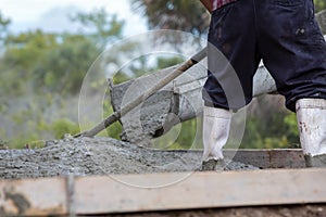 Cement Truck Pour