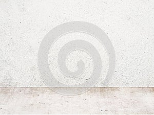 Cement wall and floor interior bare polished grey color and smooth surface texture concrete material vintage background detail