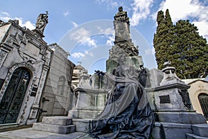 Cementerio de la Recoleta cemetery in Buenos Aires, Argentina photo