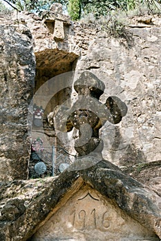 Cementiri de Olius is the cemetery of the parish of Olius, in the SolsonÃ¨s, designed by BernadÃ­ Martorell