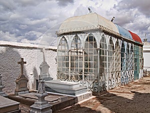 Cemetery in Alcazar de San Juan Ciudad Real Spain