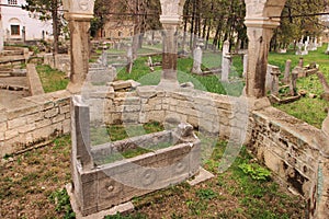 The cemetery in Bakhchisaray Palace (Crimea)
