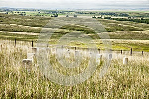 Cemetery And Battlefield At Little Bighorn