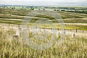 Cemetery And Battlefield At Little Bighorn photo