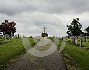 Cementerio en montana cruz 