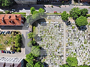 Cemetery in Bytom, Poland