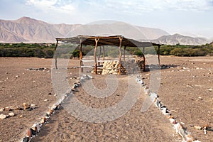 Cemetery of Chauchilla at Nazca in Peru photo