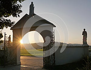 Cemetery in einsiedeln