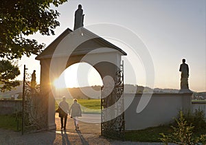 Cemetery in einsiedeln