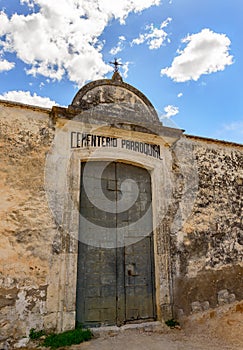 Cemetery Entrance at Bocairent Medieval Town