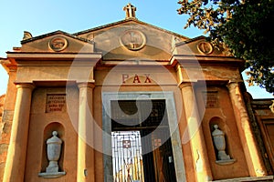 Cemetery entrance, Christianity