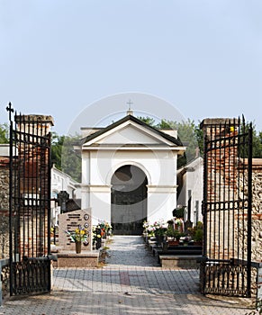 Cemetery entrance