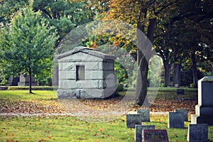 Cemetery in Fall