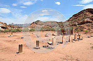 Cemetery in Grafton, Utah