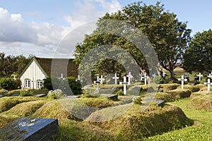 Cemetery in Iceland