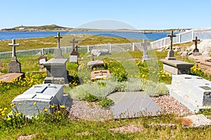 cemetery on Ile-aux-Marins