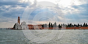 The Cemetery Island of San Michele in Venice photo